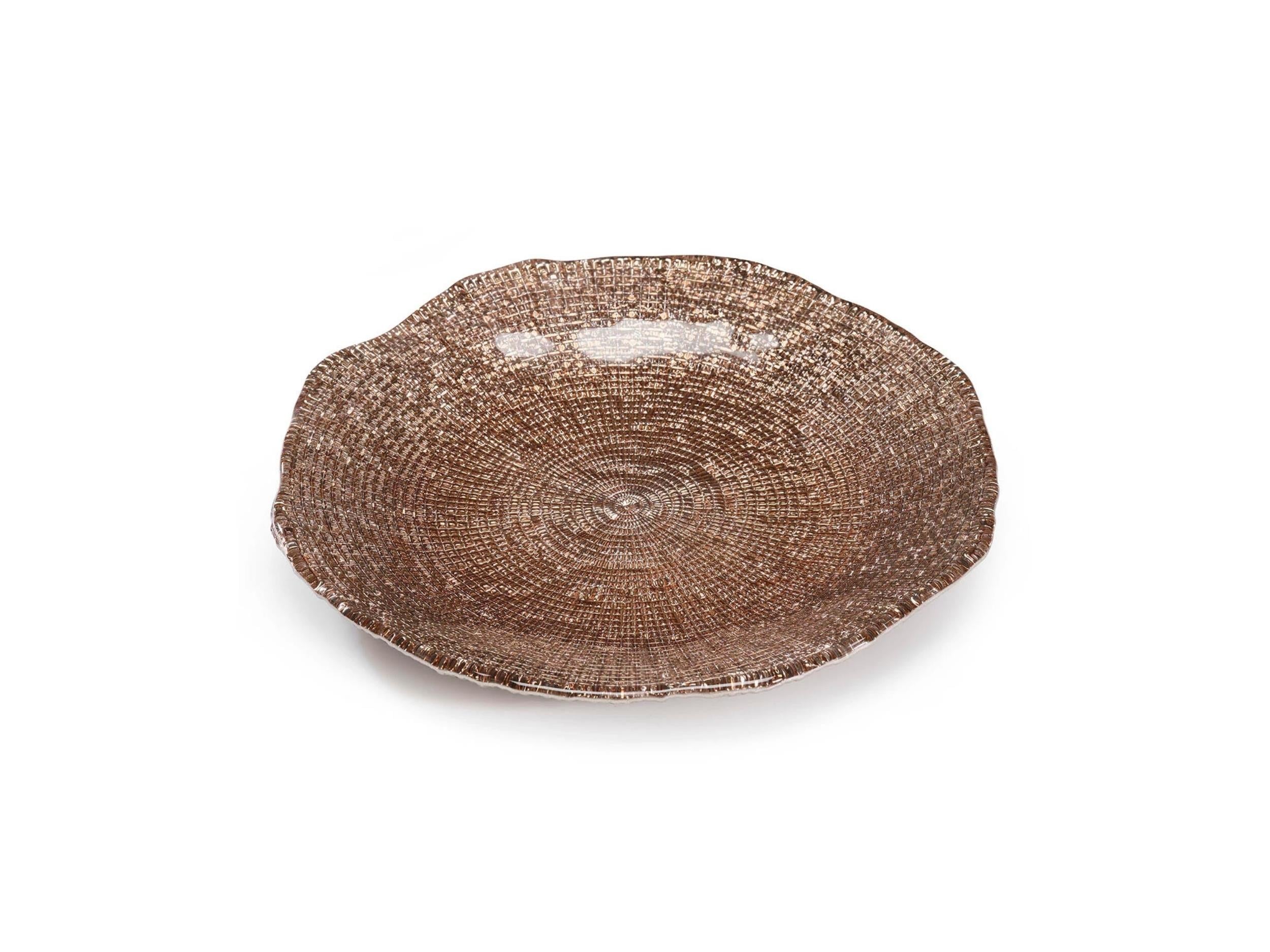 I.v.v. Dıamente Sunum Tabagı Kestane 28 Cm I.v.v. Dıamente Sunum Tabagı Kestane 28 Cm