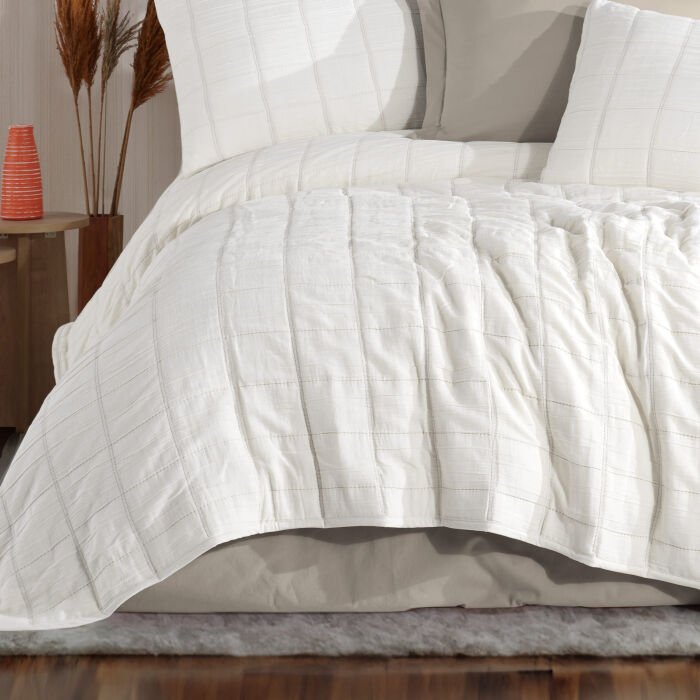 Zebra Casa Elisa Comforter Set Çift 240x260 cm Bej - Bursa