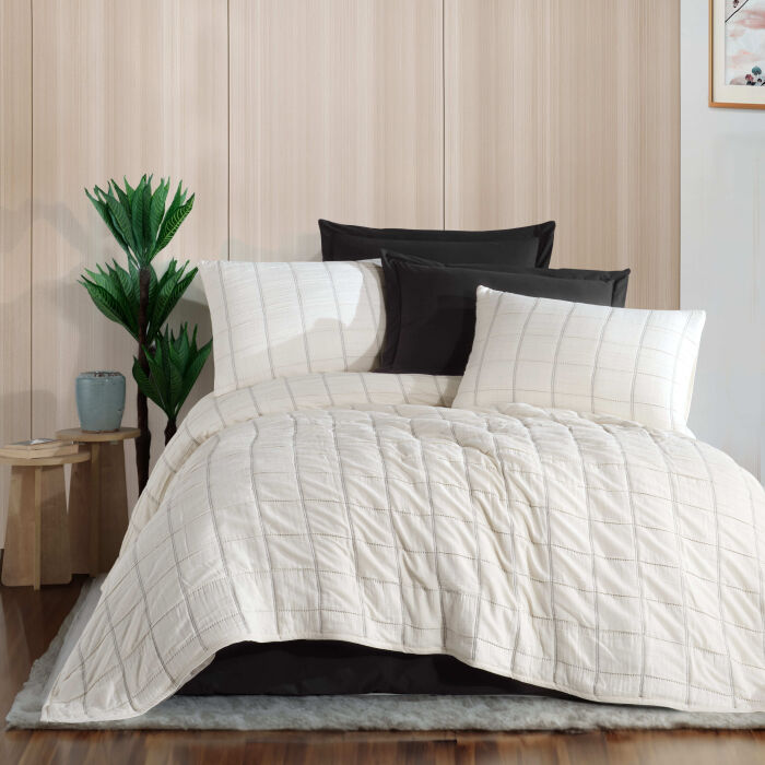 Zebra Casa Elise Comforter Set Çk Siyah 240×260 Cm Zebra Casa Elise Comforter Set Çk Siyah 240×260 Cm