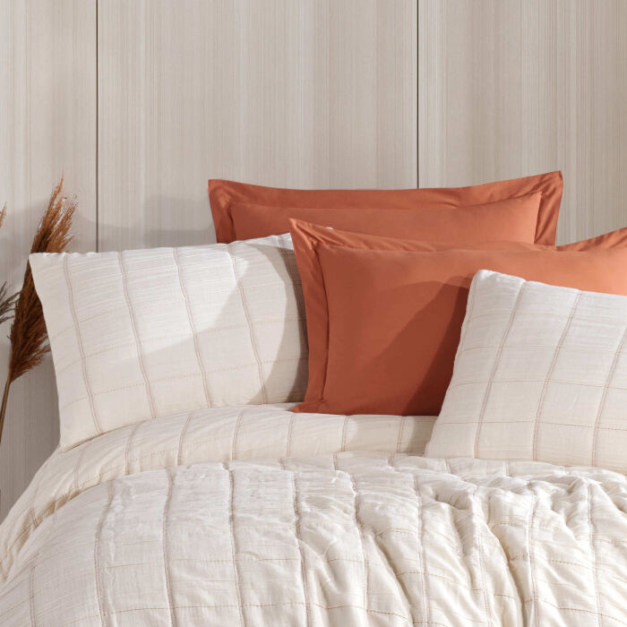 Zebra Casa Elisa Comforter Set Tek Kişilik 180x240 Bakır