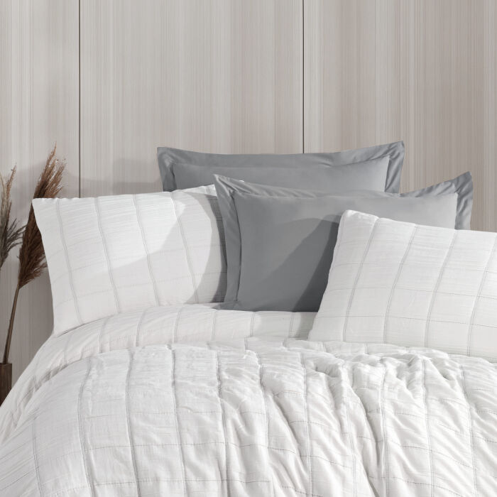 Zebra Casa Elisa Comforter Set 180x240 Gri — Zebra Casa, Bursa