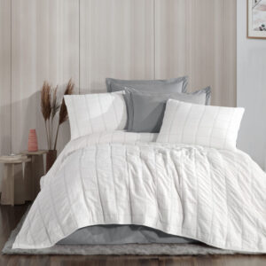 Zebra Casa Elisa Comforter Set Tk Gri 180×240 Cm