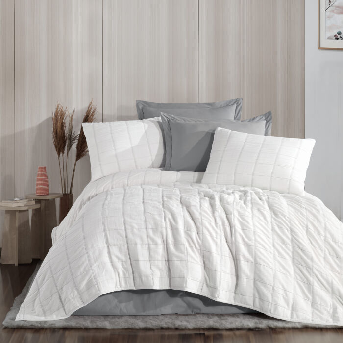 Zebra Casa Elisa Comforter Set Tk Gri 180×240 Cm Zebra Casa Elisa Comforter Set Tk Gri 180×240 Cm