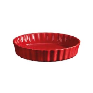 Emile Henry Tart Börek Kabı Yuvarlak 28 Cm Kırmızı Burgundy 346028