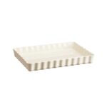 Emile Henry Tart Börek Fırın Kabı Dikdörtgen 33×24 Cm Ekru Clay 26038
