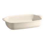 Emile Henry Fırın Kabı Dikdörtgen 42×28 Cm Ekru Clay 29654