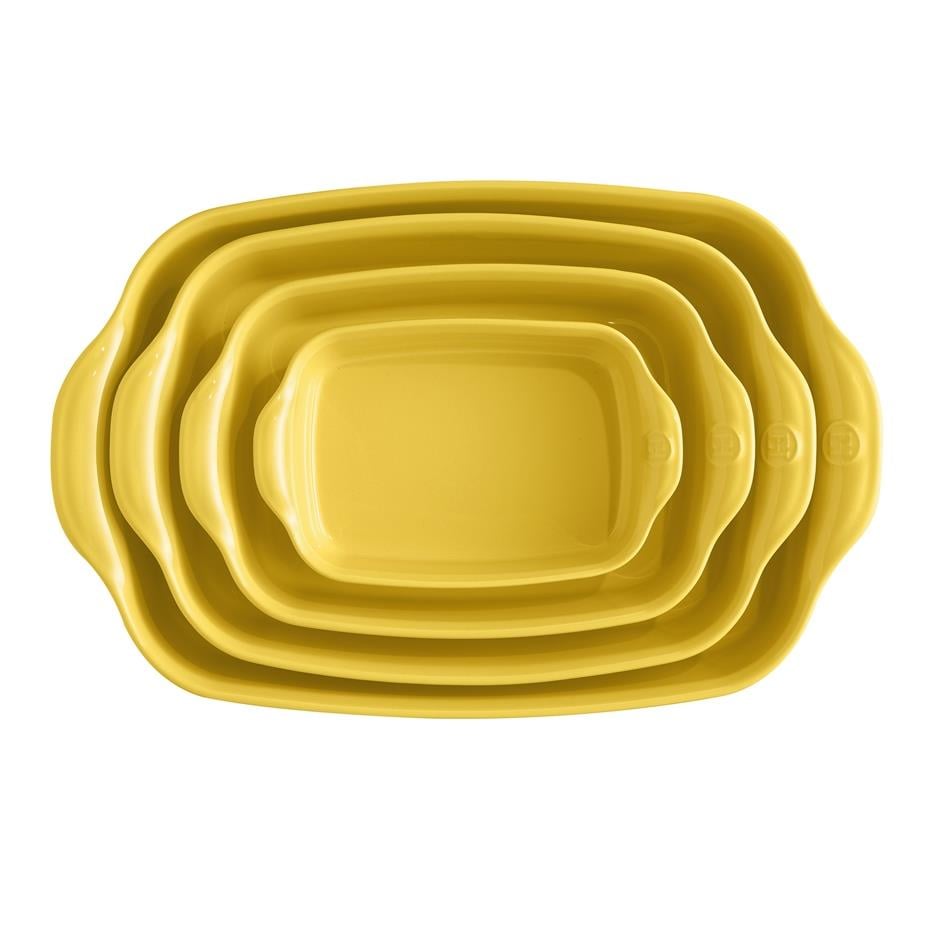 Emile Henry Fırın Kabı Dikdörtgen 36x23 cm Mat Sarı - Emile Henry, Bursa
