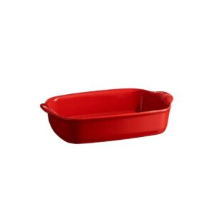 Emile Henry Tart Börek Fırın Kabı Dikdörtgen 30×19 Cm Kırmızı Burgundy 349650
