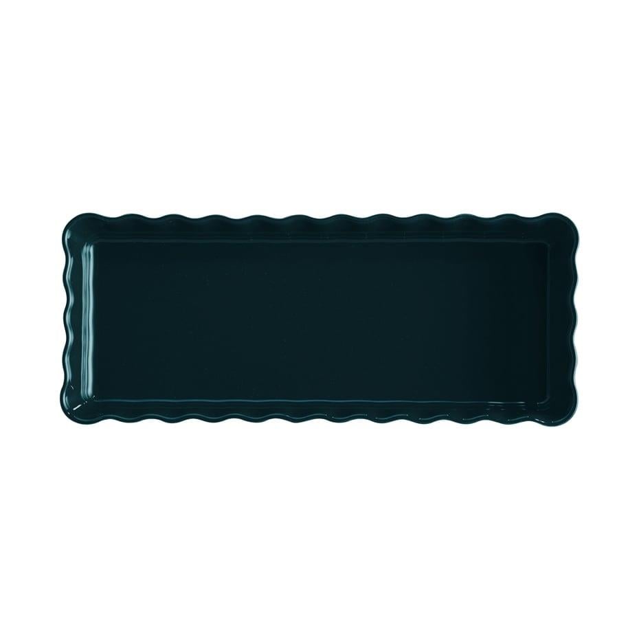 Emile Henry Tart Börek Fırın Kabı 36,5x15 cm Mavi - Bursa