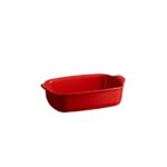 Emile Henry Tart Börek Fırın Kabı Dikdörtgen 22×14 Cm Kırmızı Burgundy 349649