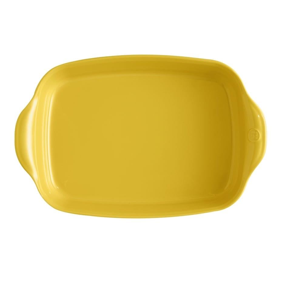 Emile Henry Fırın Kabı Dikdörtgen 42x28 cm Mat Sarı - Bursa