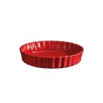 Emile Henry Tart Börek Fırın Kabı Yuvarlak 24 Cm Kırmızı Burgundy 346024