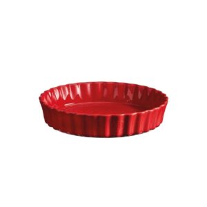 Emile Henry Tart Börek Fırın Kabı Yuvarlak 24 Cm Kırmızı Burgundy 346024