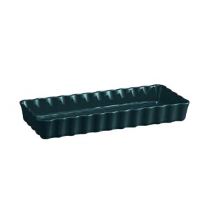 Emile Henry Tart Börek Fırın Kabı Dikdörtgen 36,5×15 Cm Mavi Blue Flame
