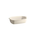 Emile Henry Fırın Kabı Dikdörtgen 22×14 Cm Ekru Clay 29649