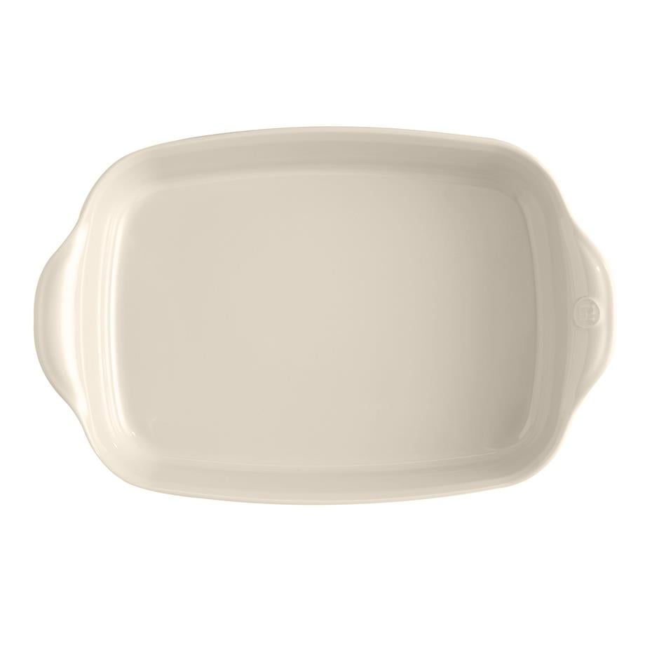 Emile Henry Fırın Kabı Dikdörtgen 42x28 cm Ekru - Bursa