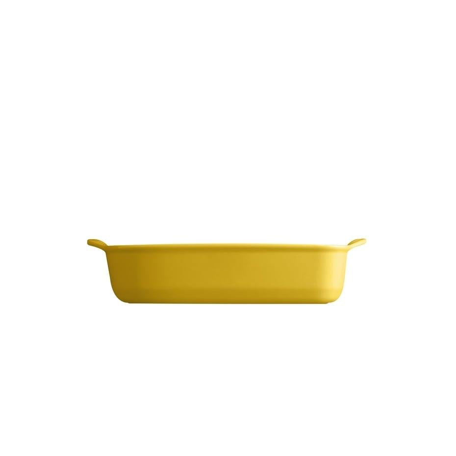 Emile Henry Tart Börek Fırın Kabı Dikdörtgen 30x19 cm Mat Sarı