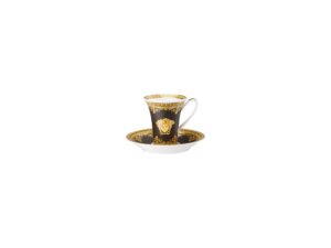 Versace Espresso Fincan Tabak Baroque Nero