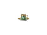 Versace Medusa Amplıfıed Green Coın Espresso Fincan + Tabak