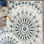 Zebra Casa Gıovann Ikili Paspas Takımı Ekru Mavi