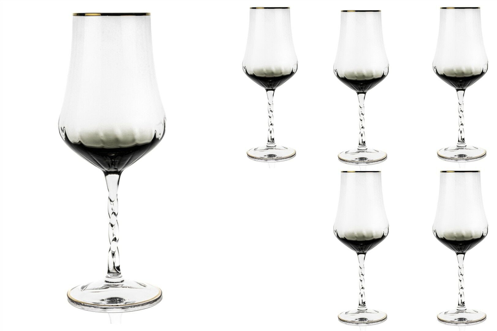 Mikasa Moor Gold Gri 6’lı Kırmızı Şarap Kadehi 540 Ml P342 101357 Mikasa Moor Gold Gri 6’lı Kırmızı Şarap Kadehi 540 Ml P342 101357