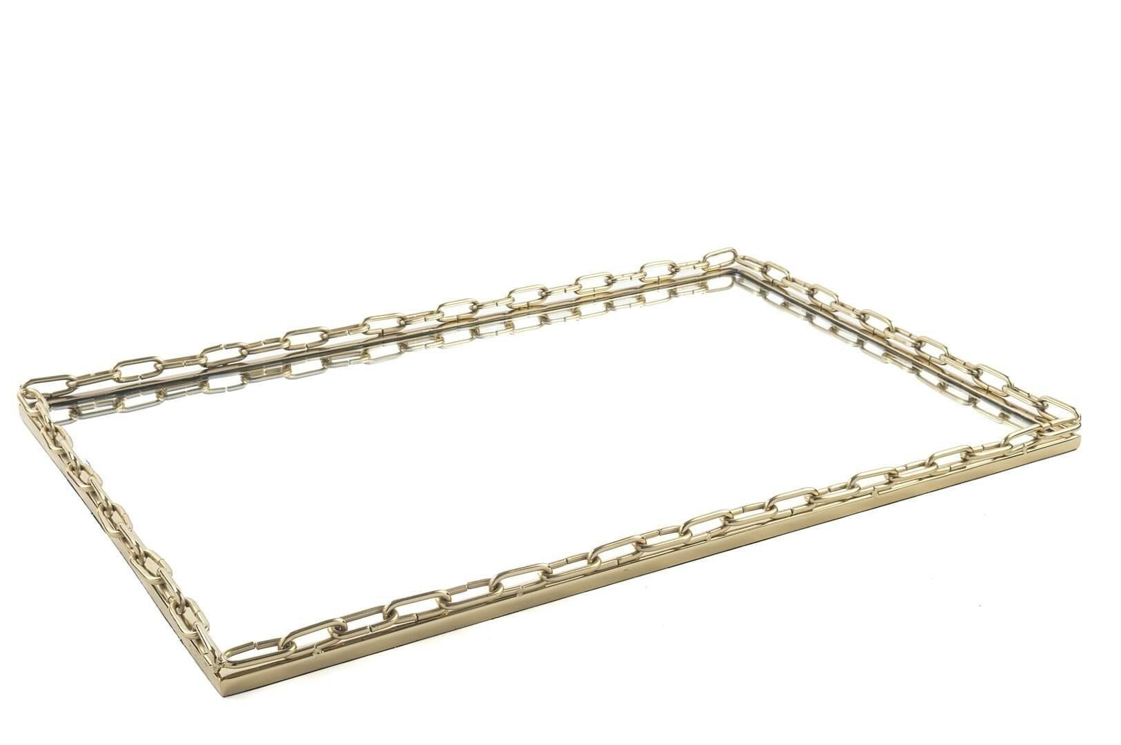 Mikasa Moor P256.343750 Gold Metal Dik Aynalı Tepsi 56x36cm, Bursa