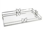 Mikasa Moor Gümüş Metal Aynalı Tepsi 50x31x7cm P256 108721