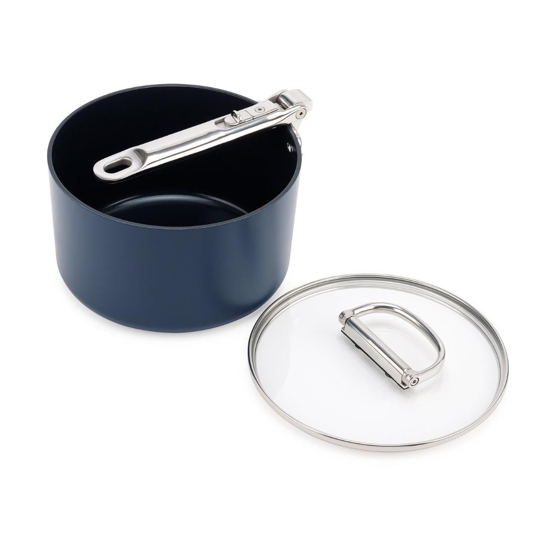 Joseph&joseph Space 19 cm Kapaklı Sos Tenceresi - gece mavisi