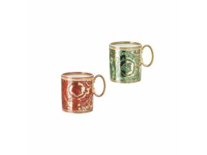 Versace Kahve Kupa 2’li Set Medusa Garland