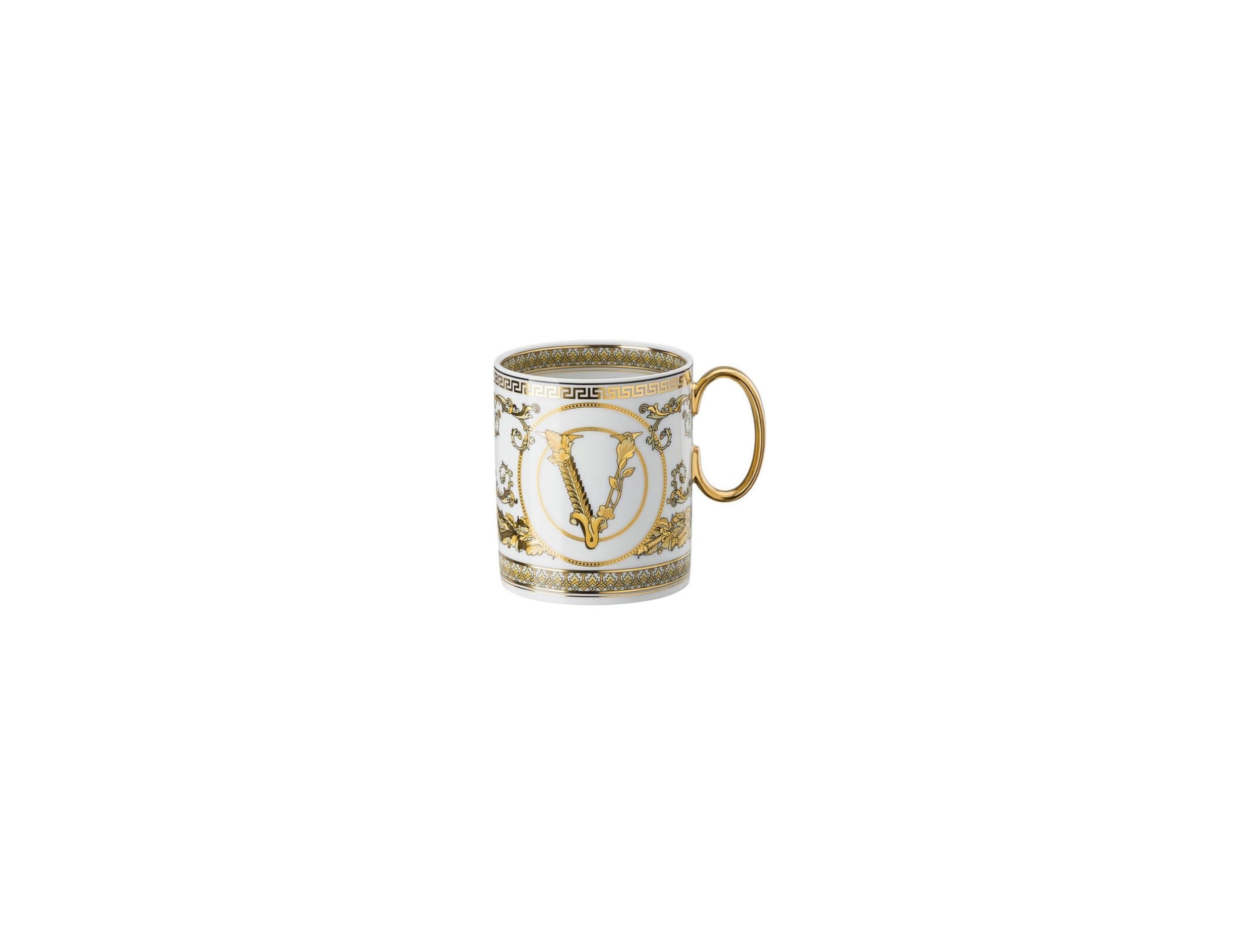 Versace Vırtus Gala Whıte Kahve Kupa Versace Vırtus Gala Whıte Kahve Kupa