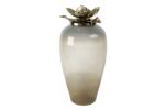 Mikasa Moor Kahve Saydam Cam Lotus Gold Kapaklı Küp59x28 Cm P232.112643