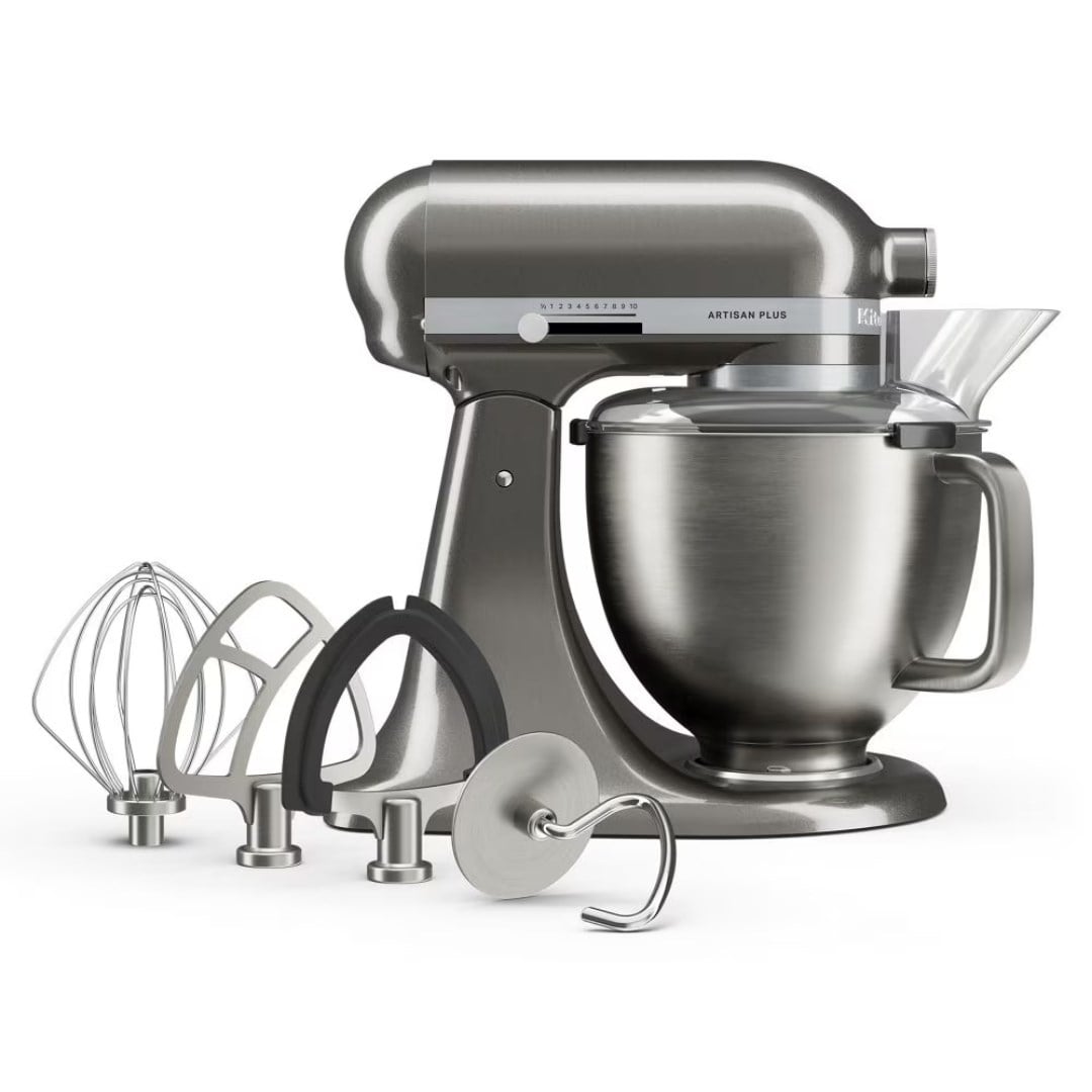 Kitchenaid Artisan Plus 4,8 L Stand Mikser 5ksm50pkv Medallion Silver-Ems Kitchenaid Artisan Plus 4,8 L Stand Mikser 5ksm50pkv Medallion Silver-Ems