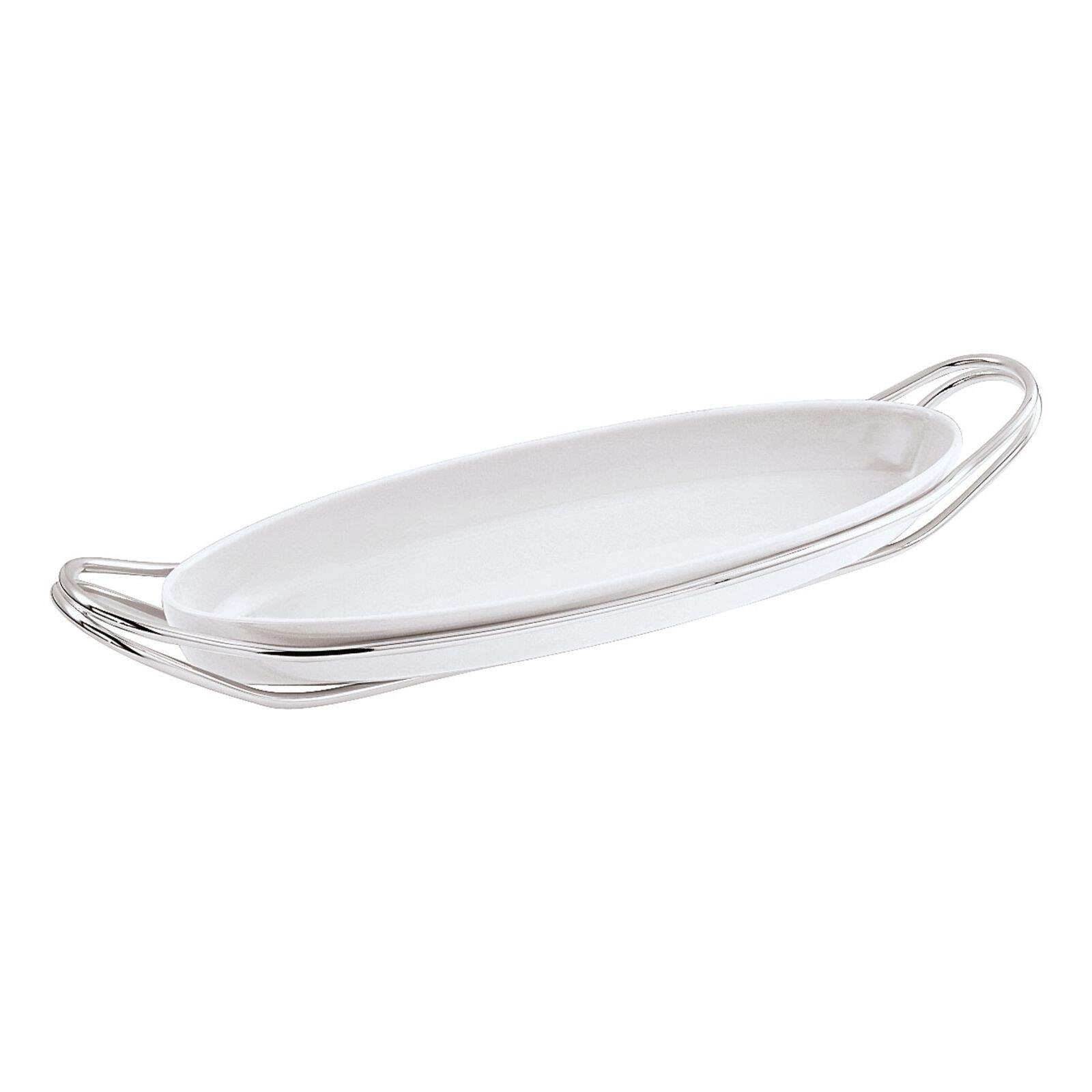 Sambonet Kulplu Balık Porselen Servis 48 cm