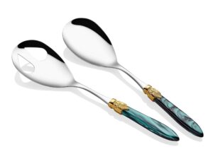 Rıvadossı Laura Ring Yeşıl Salata Servis Seti Icrs43go02ıre06