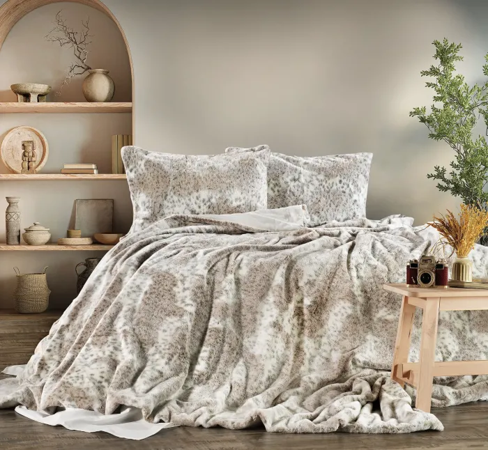 Zebra Casa Leopard Çift Kişilik Comforter Set Zebra Casa Leopard Çift Kişilik Comforter Set