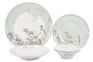 Mikasa Moor Bird Garden Yeşıl 24 Prç Yemek Takımı P038 101463