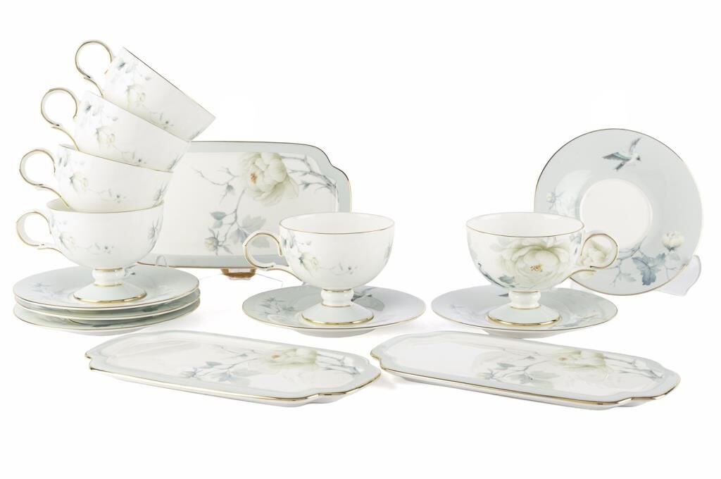 Mikasa Moor Vol De Fleurs 6'lı 90cc kahve fincanı seti - Mikasa Moor (Bursa)