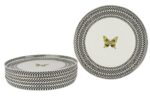 Mikasa Moor P038.114425 Monarch Siyh Beyz 6lı Servs Tabağı 28cm