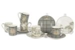 Mikasa Moor P123.123922 Forest Plaid 6lı Kahve Fincan Seti 90cc