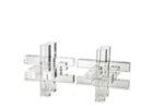 Mikasa Moor Kristal Şeffaf Kitap Tutucu 15x15x15cm P214.122543