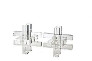 Mikasa Moor Kristal Şeffaf Kitap Tutucu 15x15x15cm P214.122543