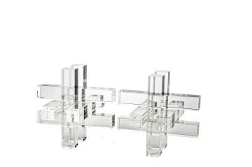Mikasa Moor Kristal Şeffaf Kitap Tutucu 15x15x15cm P214.122543 Mikasa Moor Kristal Şeffaf Kitap Tutucu 15x15x15cm P214.122543