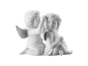 Rosenthal Paır Angels Wıht Wreath 11 Cm