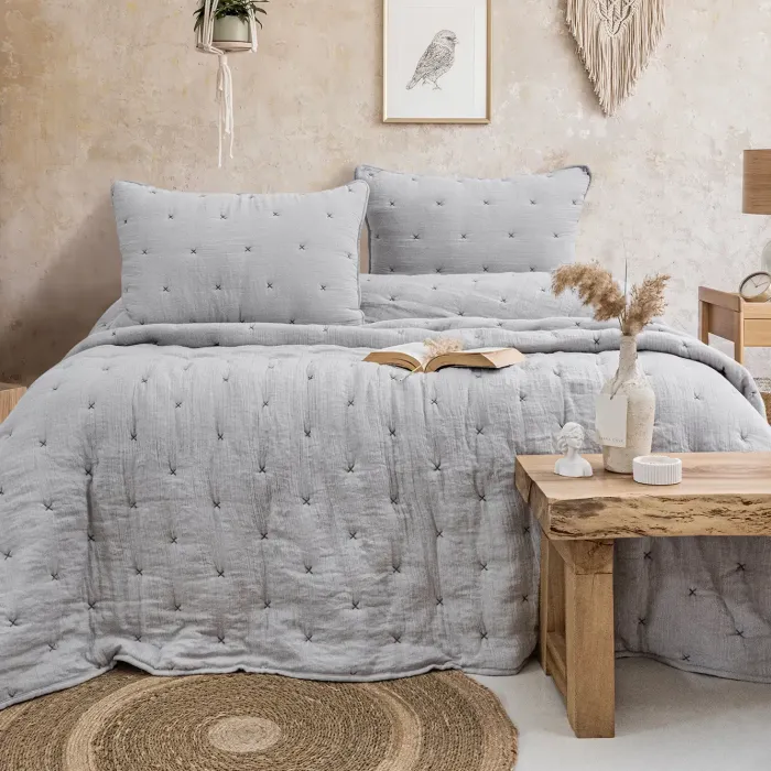 Zebra Casa Rıta Yatak Örtüsü Gri Çk Zebra Casa Rıta Yatak Örtüsü Gri Çk
