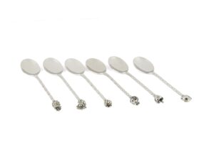 Mikasa Moor Silver 6’lı Meyve Figürlü Çay Kaşığı