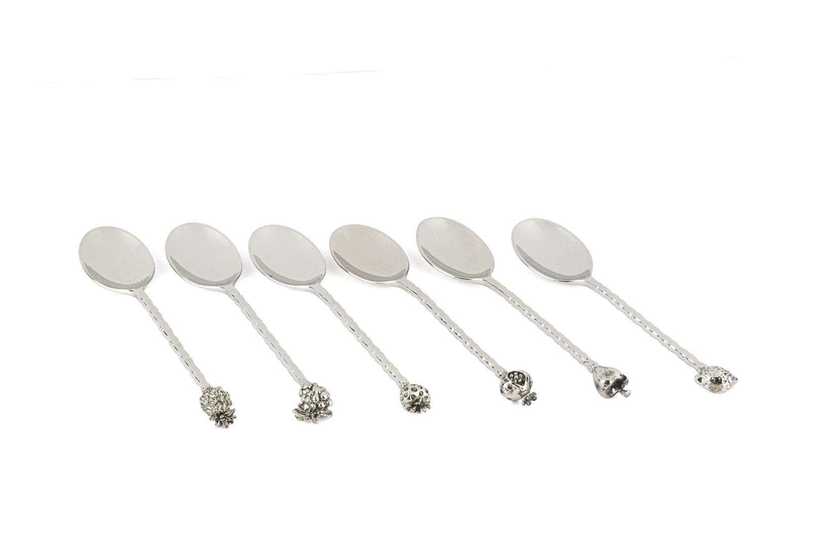 Mikasa Moor Silver 6'lı Meyve Figürlü Çay Kaşığı - Mikasa Moor