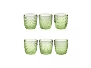 I.v.v. Glassmakers Sıxtıes 6’lı Set Acıd Yeşıl Bardak 31 Cl