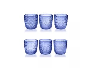 I.v.v. Glassmakers Sıxtıes 6’lı Indıgo Mavi Bardak Set 31 Cl