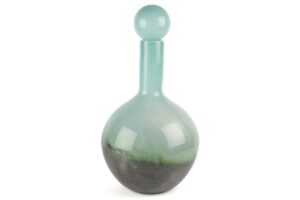 Mikasa Moor Turkuaz Yeşıl Kapaklı Cam Küp 46×24 Cm P351 106307