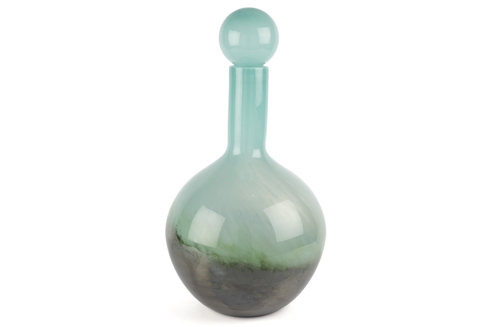 Mikasa Moor Turkuaz Yeşil Kapaklı Cam Küp 46x24 cm